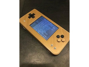 pigrrl zero xl eletrônica emulador gameboy raspberry pi retropie 3d print model - Mito3D