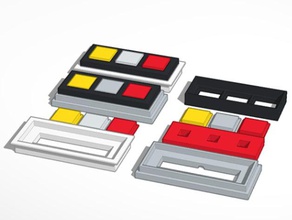 los botones la electrónica botón arcade pulsador el tacto táctil 3d print model - Mito3D