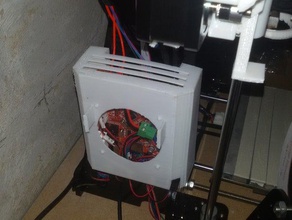 anet a8 v1 conseil ventilateur de boîtier 3d l'impression 3d print model - Mito3D