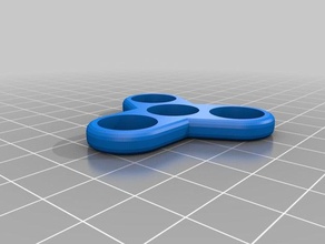il mio personalizzato parametrico spinner fidget giocattolo morbido bordi meccanica giocattoli 3d print model - Mito3D