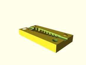 formulario de moldeo extremo del cable diy molde silicona 3d print model - Mito3D