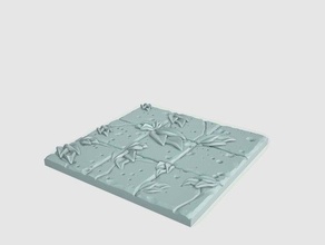tilescape&trade dungeons overgrown tile toy game accessories 3d print model - Mito3D