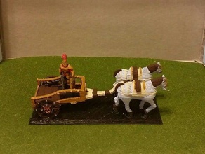 28mm charriot giochi scala carro mini in miniatura miniature da tavolo wargame wargames-giochi di guerra warhammer fantasy 3d print model - Mito3D