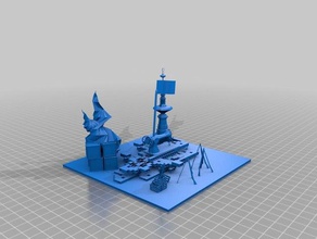 barricada comuna 4 arte 3d print model - Mito3D