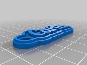 porta chaves keychains customized 3d print model - Mito3D