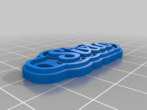 sixto Schlüsselanhänger angepasst 3d print model - Mito3D