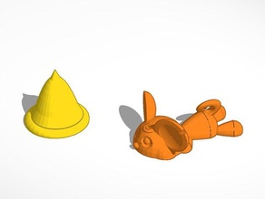 balancing bob 3d printing mice toy toybalancing 3d print model - Mito3D