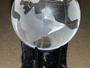 1 inch globe stand legs decor 3d print model - Mito3D