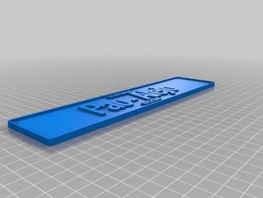 pao alejo sinais logotipos personalizado 3d print model - Mito3D