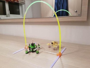 tiny whoop glow stick gate tee piece other 3d print model - Mito3D
