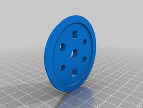 filament-Rollen-Halter 54mm 52 herz-filament 3d Drucker Zubehör 3d print model - Mito3D
