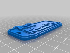 ani matilde llavero llaveros personalizado 3d print model - Mito3D
