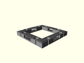 openforge 20 cut-stone openlock magnetic base toy game accessories dnd tiles dungeon miniatures openforge2 pathfinder rpg tabletop terrain 3d print model - Mito3D