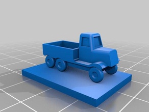 infantería de camiones panzerkampf los juguetes juegos 1300 5 mm ww2 3d print model - Mito3D