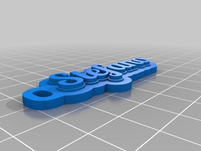 stefano portachiavi Anahtarlık özelleştirilmiş 3d print model - Mito3D
