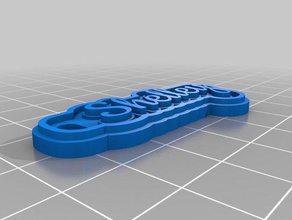 shelley Schlüsselanhänger angepasst 3d print model - Mito3D