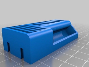 my customized usb stick sd card holder tray organization 3d print model - Mito3D