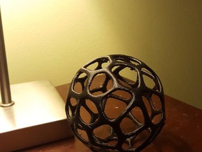 de voronoi la sphère art balle remix style zortrax zraft 3d print model - Mito3D