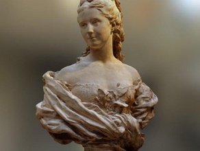 bust baronesse sipiere scans replicas 3d printing scan cultural heritage denmark noble scandinavian sculpture woman 3d print model - Mito3D