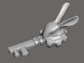 bunny key 3d printing 3d print model - Mito3D