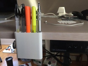 autonomous smart desk pen holder office cool 3d print model - Mito3D