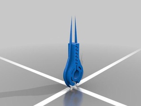 energy clip v1 art chip sword 3d print model - Mito3D