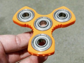 porda tri-spinner v3 mechanisch ist - Spielzeug fidget spinner zappeln hand-spinner trispinner 3d print model - Mito3D
