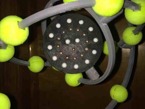 bohr modelo de alumínio modelos elétron giroscópio nêutrons núcleo órbita próton projeto ciências 3d print model - Mito3D