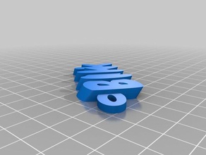milton keychain organization customized 3d print model - Mito3D