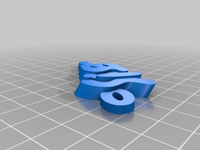 sisser keychain organization customized 3d print model - Mito3D