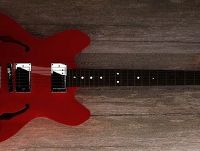 a guitarra gibson música cinema 4d 3d print model - Mito3D