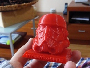 stormtrooper base sculptures star wars support 3d print model - Mito3D