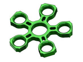 fidget quintuple spinner 625 bearing holder mechanical toys toy 3d print model - Mito3D