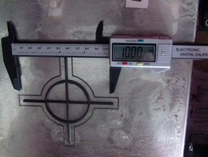 calibrazione 100x100 50mm diametro del cerchio 3d la stampa i test 100mm di 3d print model - Mito3D