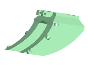 conducto del ventilador 3d de la impresora partes Impresora las piezas fanduct 3d print model - Mito3D
