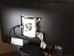 raspberry pi case 100mm vesa mount gadgets 100 3d print model - Mito3D