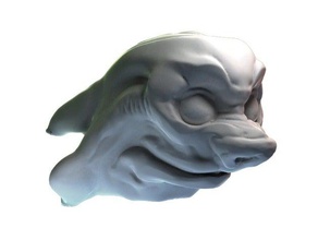 sanic testa sculture blu ottenuto andare veloce il riccio sanic3d sega sonic sonic3d velocità 3d print model - Mito3D