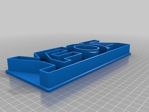 meine angepasste benutzerdefinierte text-Ausstecher Küche Essen 3d print model - Mito3D
