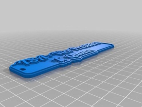 tim tsa llaveros personalizado 3d print model - Mito3D