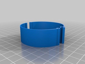 meine angepasste einfacher Verschluss Armband Armbänder 3d print model - Mito3D