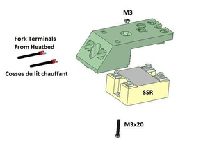 ssr-solid-state-relais-Deckel 3030 2020 extrusion profile 3d Drucker - Zubehör 3d-Modulares Systeme Netzteil Abdeckung 3d print model - Mito3D