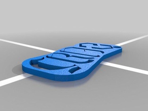 keychain portachiavi 3d print model - Mito3D