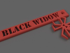 black widow Namensschild 3d Drucker Teile 3d-Drucker tevo schwarze Witwe 3d print model - Mito3D