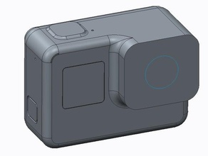 gopro hero 5 modello fotocamera 3d print model - Mito3D