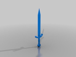 zelda épée de quatre jeux épées gamecube la légende lien passé 3d print model - Mito3D