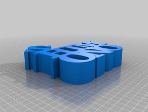 tio palavra escultura esculturas personalizado 3d print model - Mito3D