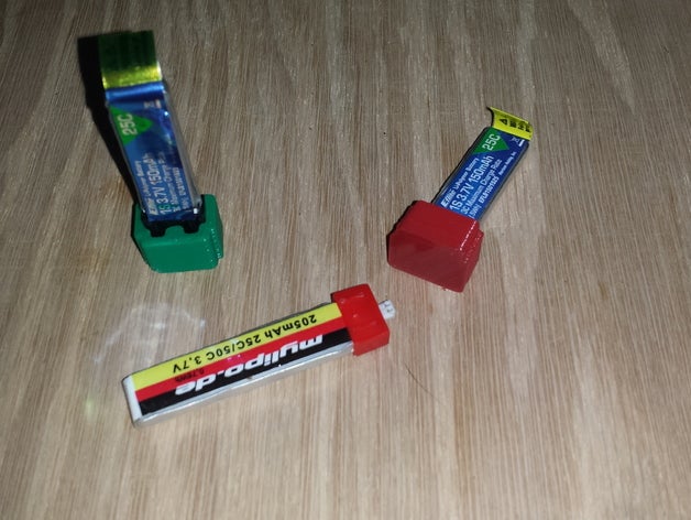 li-po Akku-caps Klinge inductrix winzigen whoop e-flite 150 mah mylipode 205 rc Fahrzeuge 3D print model - Mito3D