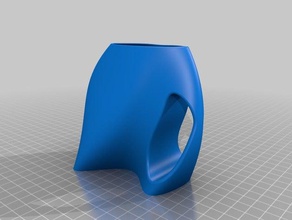 vaso a base di kaiku arredamento 3d print model - Mito3D