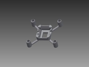 radio shack drone corpo rc veículos estrutura diy drones fuselagem diydrones quadcopter quadro 3d print model - Mito3D