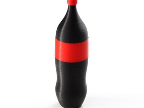 coca cola bouteille multicolore les aliments la boisson cfog fabtotum 3d print model - Mito3D